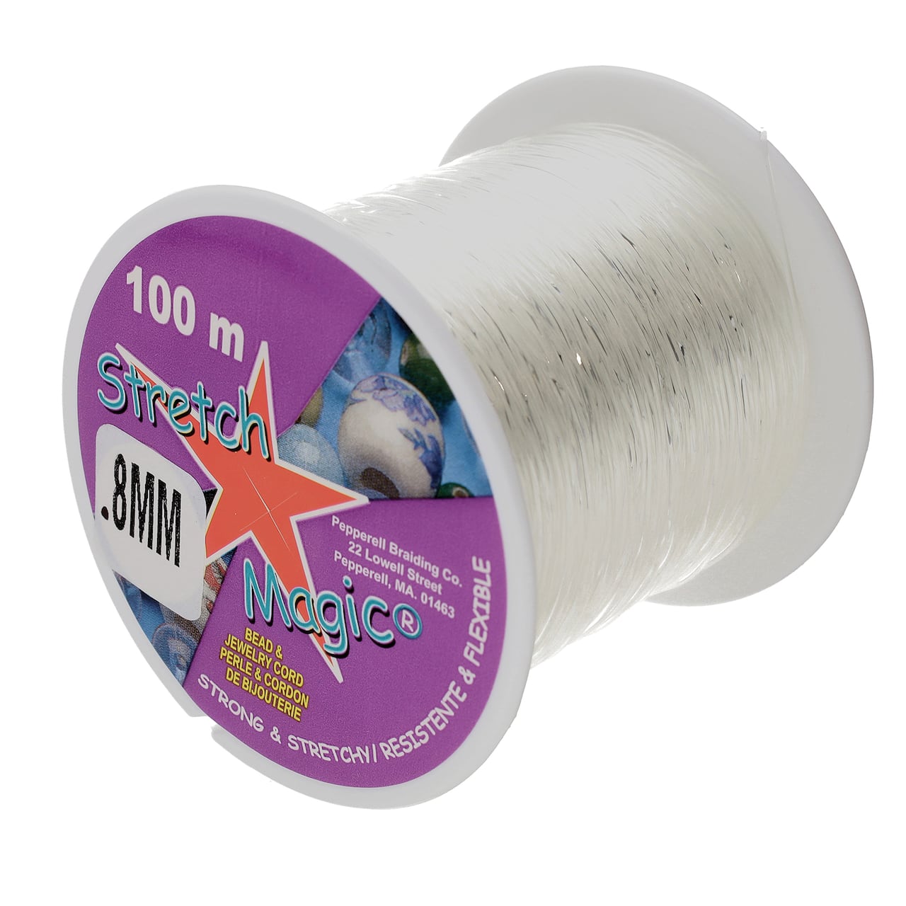 Stretch Magic® 0.8mm Clear Bead & Jewelry Cord, 100m